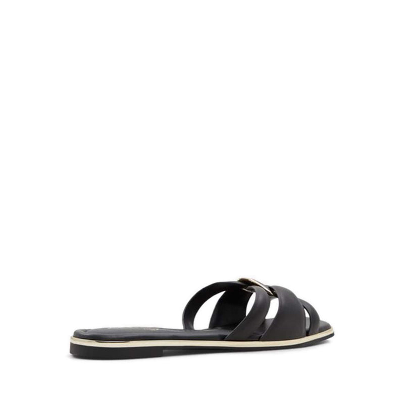 Yesenia Flat Sandals - Black