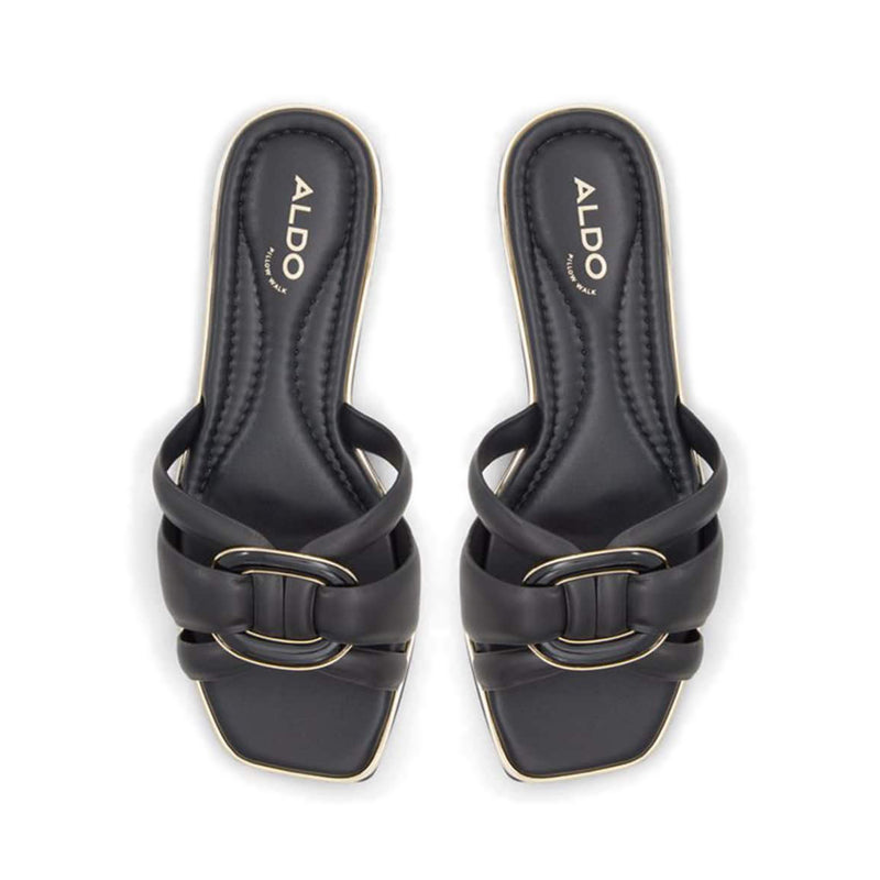 Yesenia Flat Sandals - Black