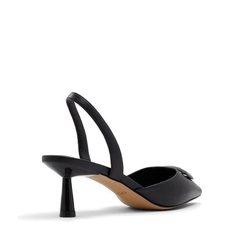 Giocante Women Sling Back Heeled Shoe - Black