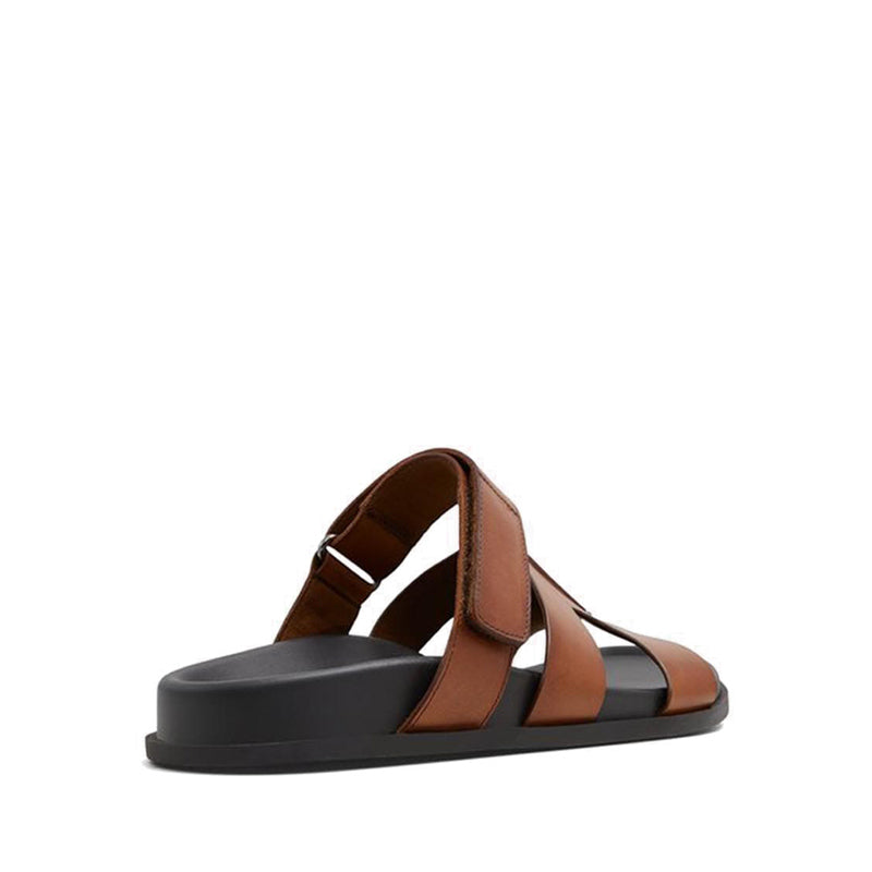 Christopher Men's Flat Sandals - Cognac