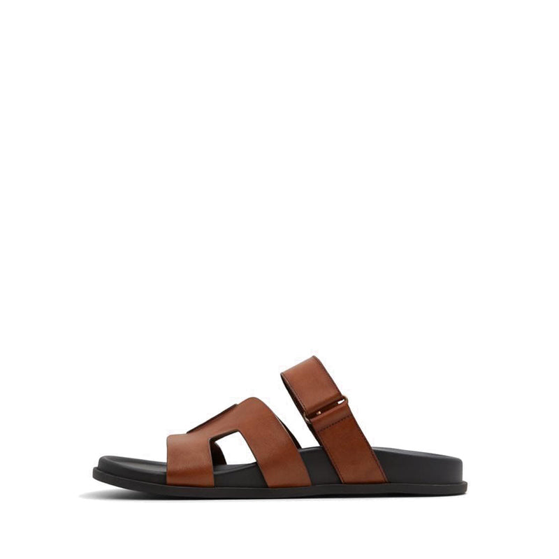 Christopher Men's Flat Sandals - Cognac