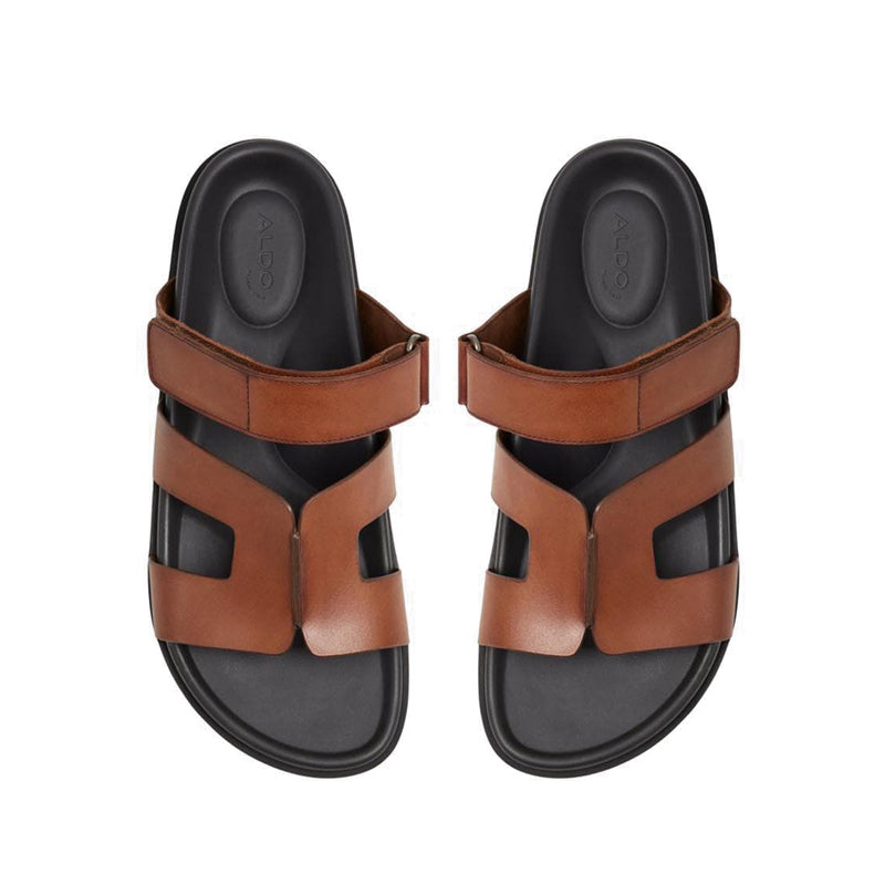 Christopher Men's Flat Sandals - Cognac