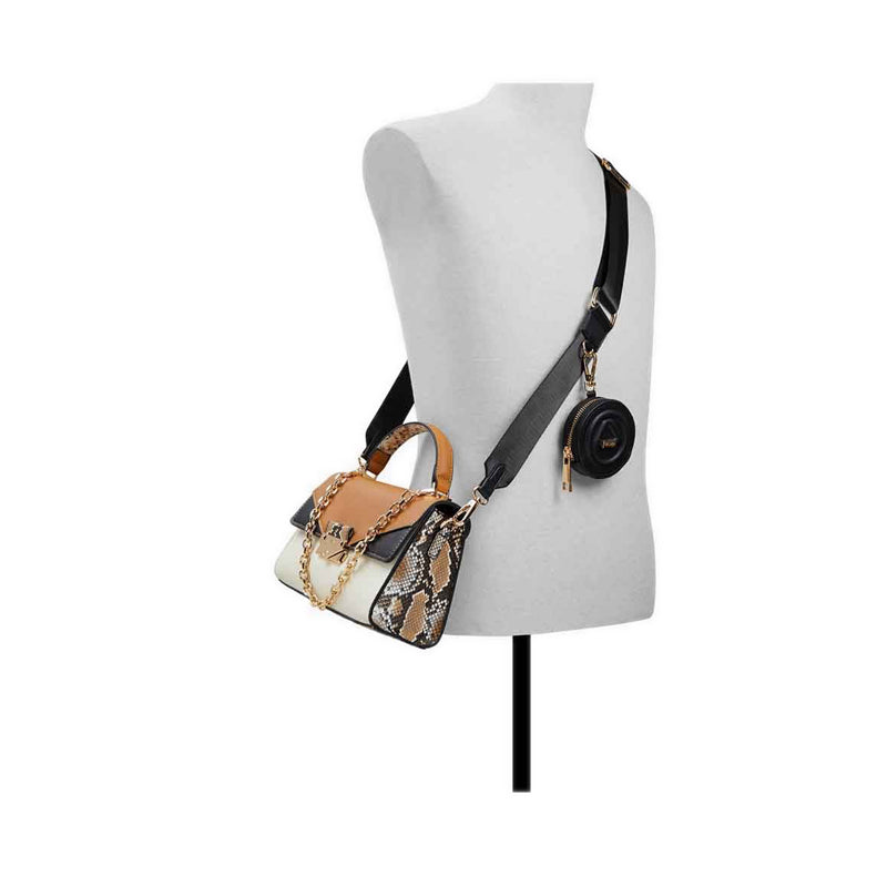 Youra Women Top Handle Bag - Bone Multi