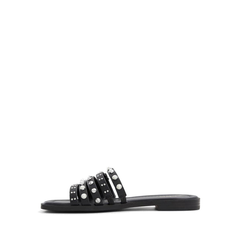 Pearlyne Women's Flat Sandals - Black