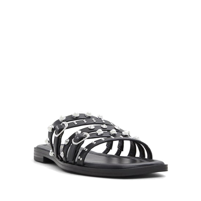 Pearlyne Women's Flat Sandals - Black