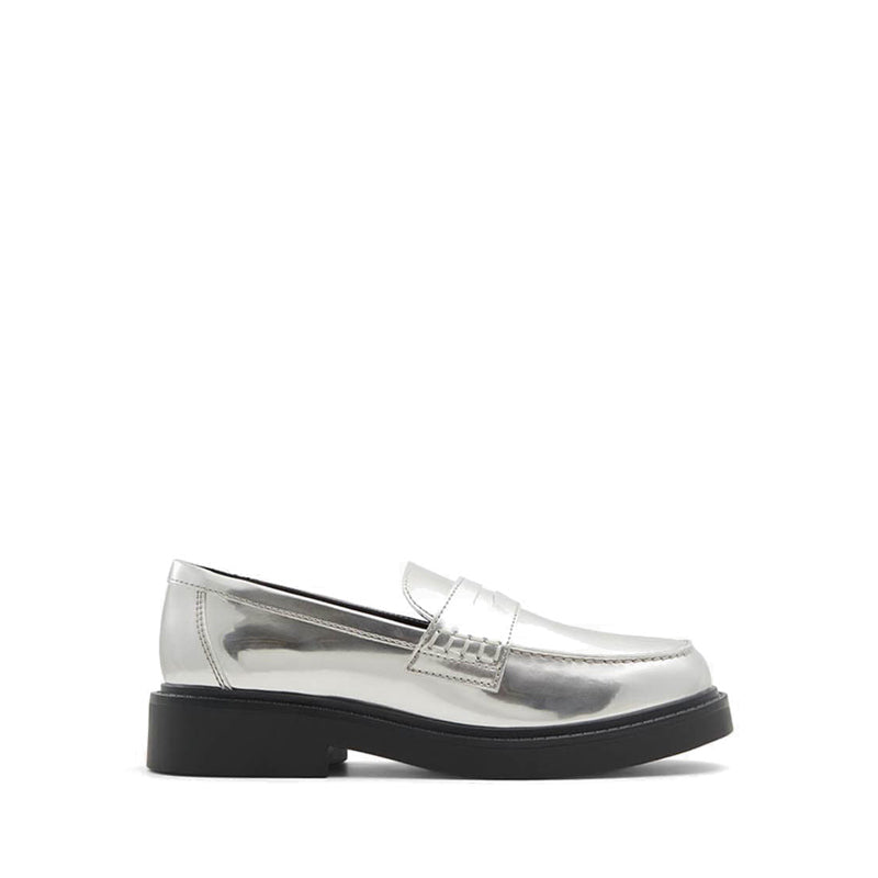 Verima Women Loafer Shoe - Silver