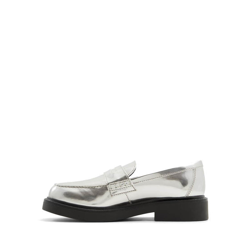 Verima Women Loafer Shoe - Silver