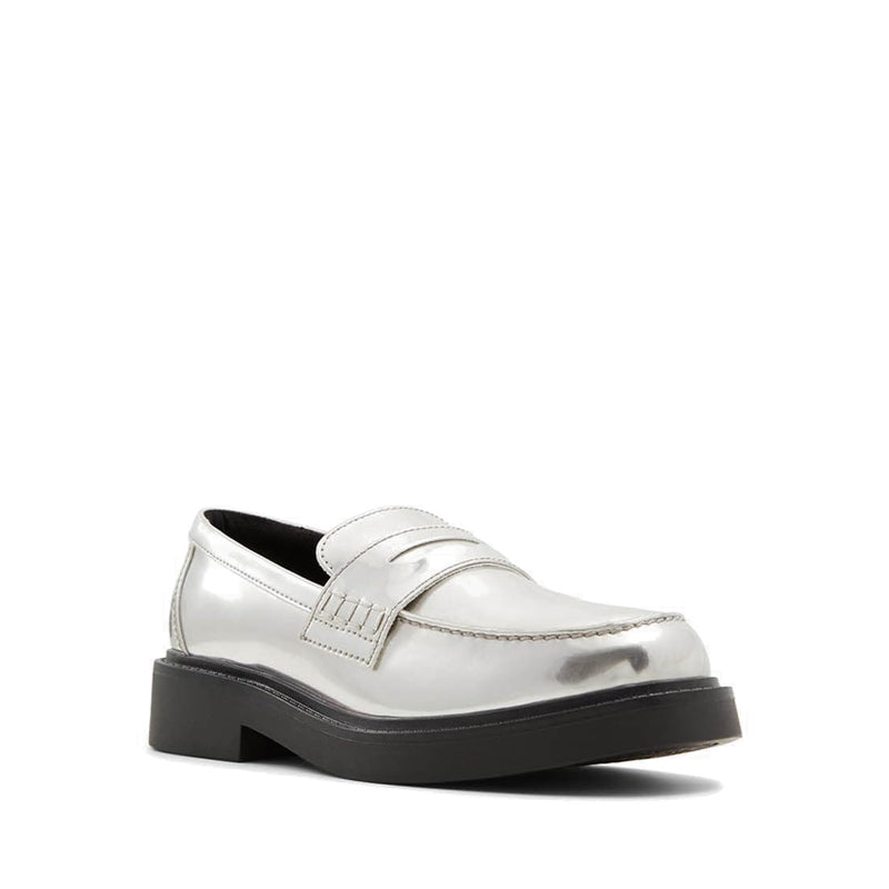 Verima Women Loafer Shoe - Silver