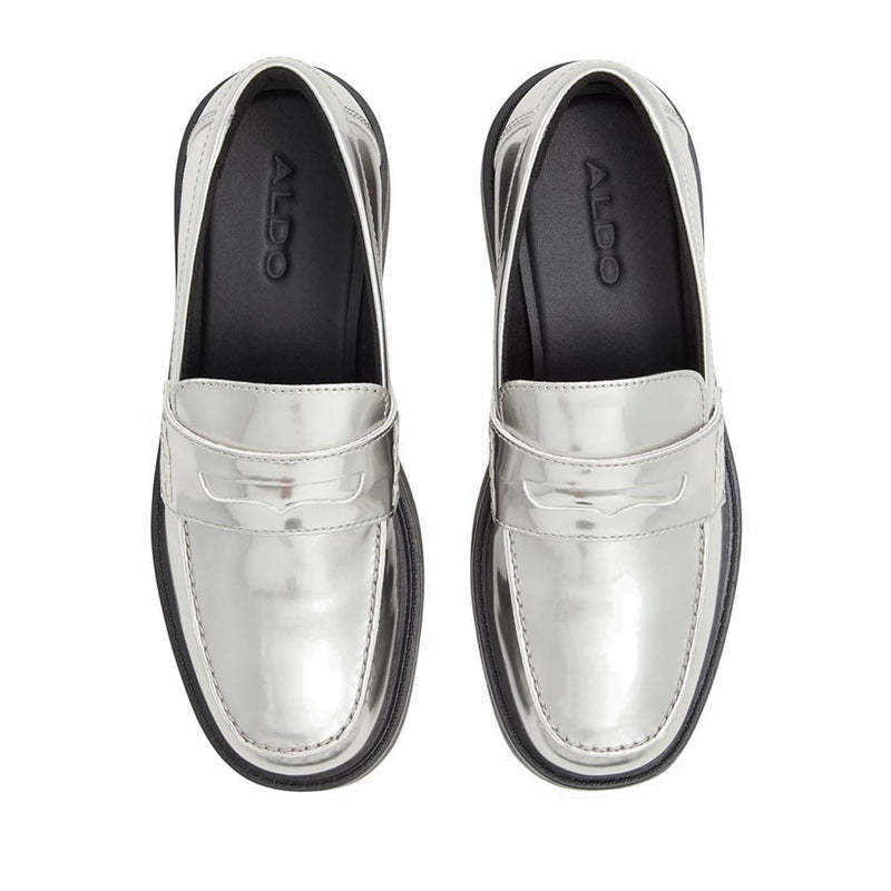 Verima Women Loafer Shoe - Silver