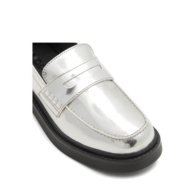 Verima Women Loafer Shoe - Silver