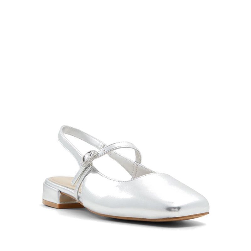 Huguette Women Ballet Pumps - Silver