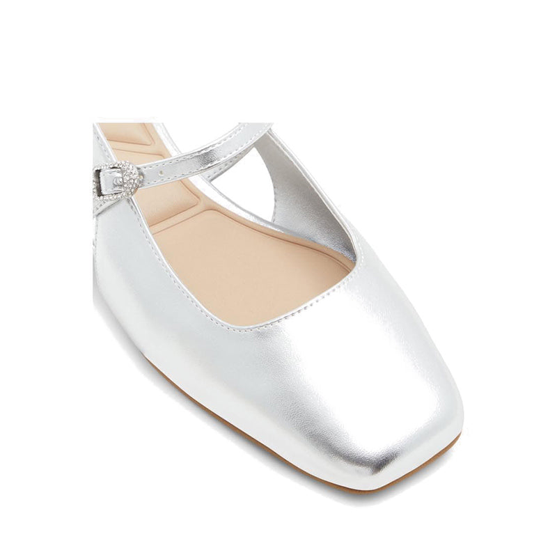 Huguette Women Ballet Pumps - Silver