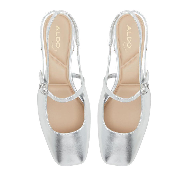 Huguette Women Ballet Pumps - Silver