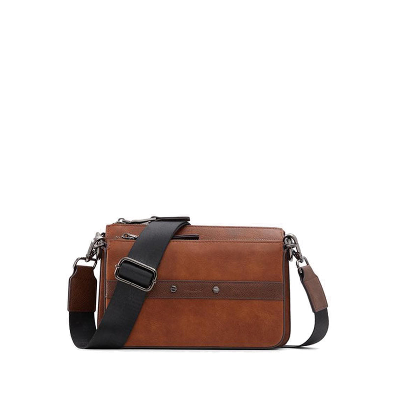 Leif Men's Cross Body - Tan Combo