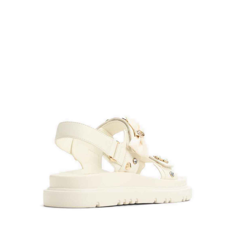 Gemima Women's Flat Sandals - White