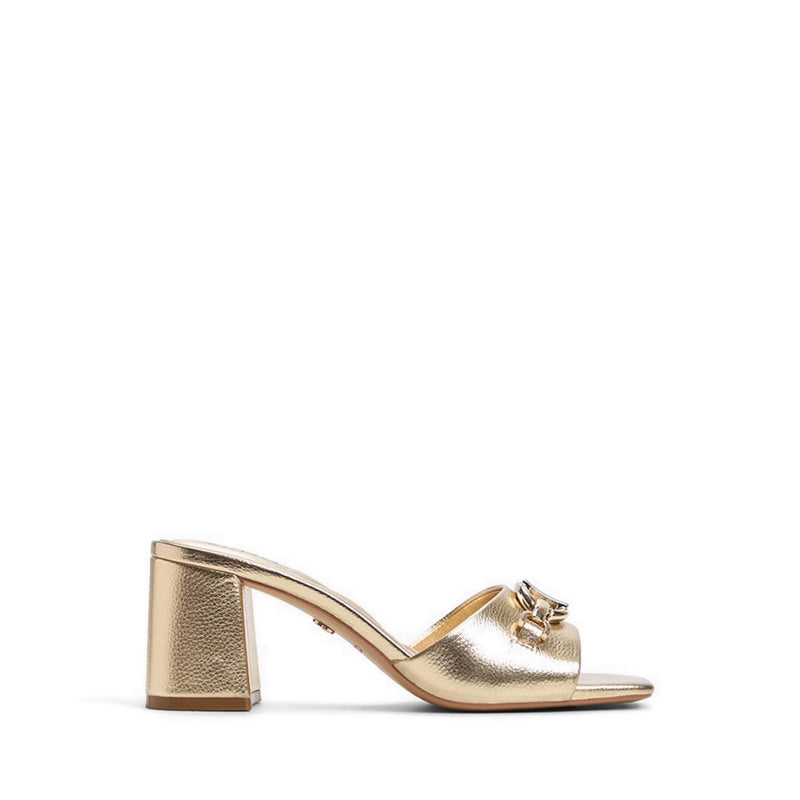 Aldo Sunglow Women Open Heeled Sandals - Gold