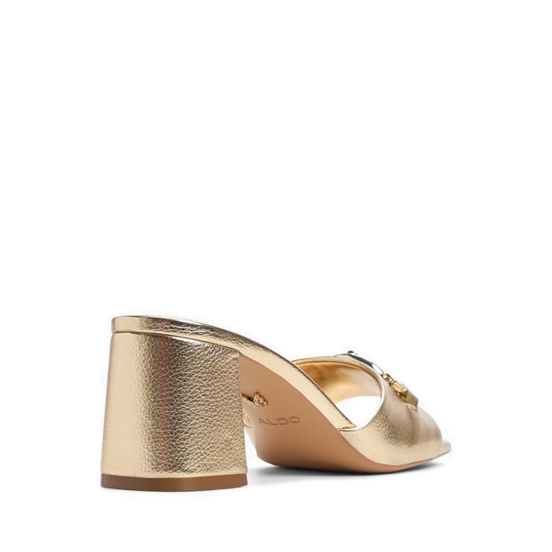 Aldo Sunglow Women Open Heeled Sandals - Gold