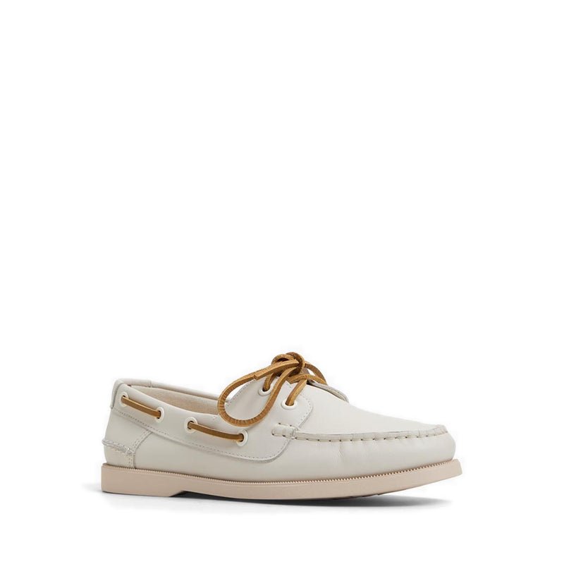 Aldo Harborchic Women Boat Shoes - White/Bone