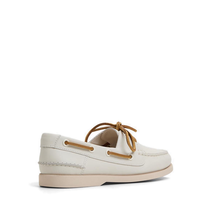 Aldo Harborchic Women Boat Shoes - White/Bone